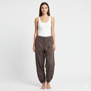 NWT FP Movement Driftwood Parachute Cargo Pants Driftwood Brown – Women’s M